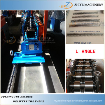 steel L angle cold forming machinery/metal wall corner profiles making machine